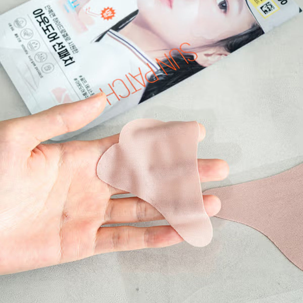Small Outdoor Sun Patch for Cheeks - Hydrogel UV Protection, made in korea