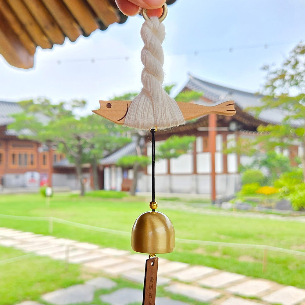 Korean Wind Chime, Traditional Good Luck Door Bell for Home and Entryway Decor