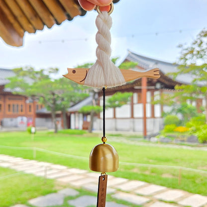 Korean Wind Chime, Traditional Good Luck Door Bell for Home and Entryway Decor