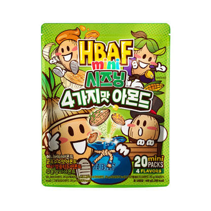 HBAF Mini Almonds Snack Pack – Korean Flavored Almonds, 300g / 400g