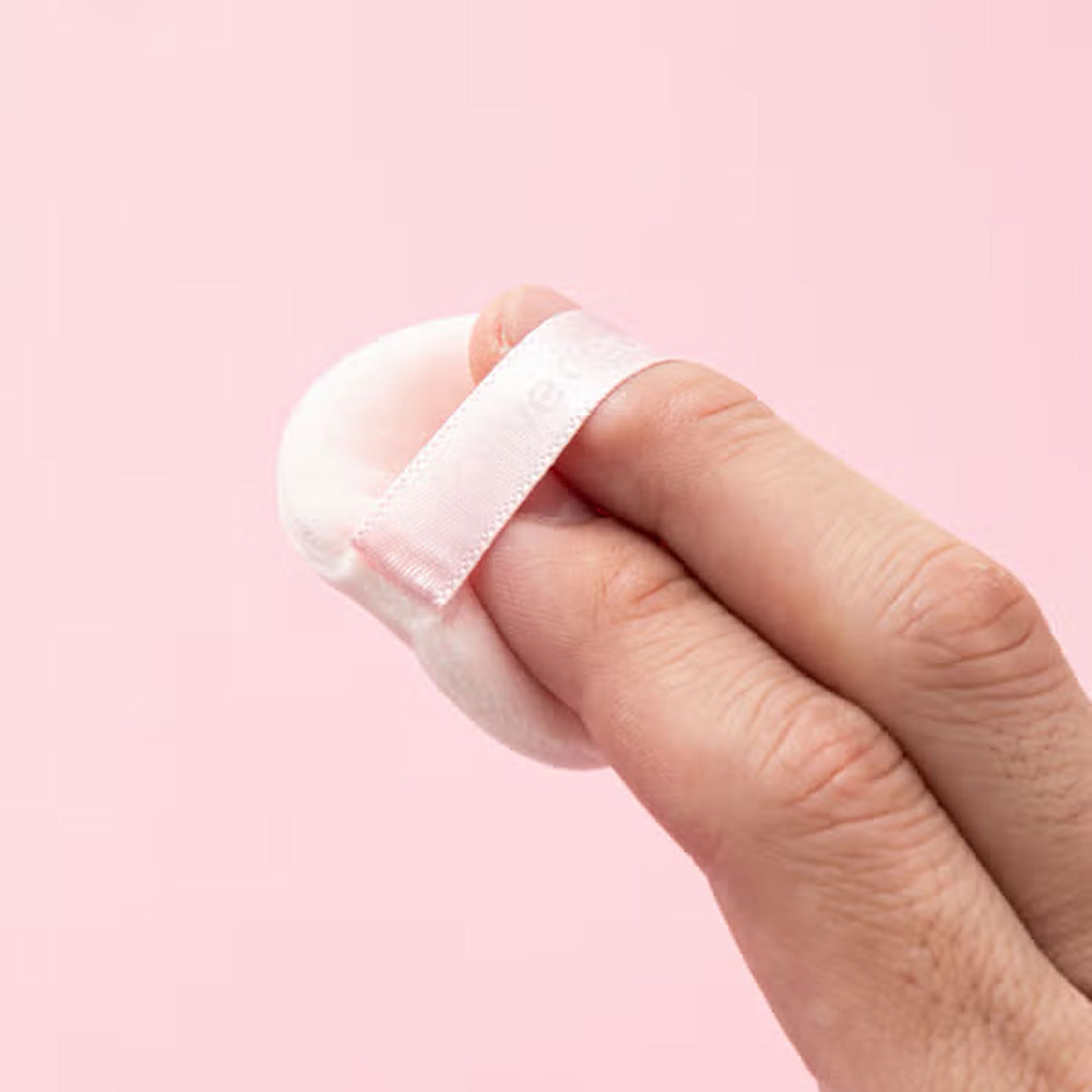 Mini Powder Puff Set of 2 - Soft Makeup Applicators for Oil Control Powder, Blush