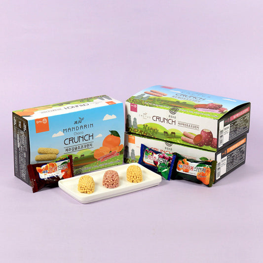 Jeju Chocolate Crunch Set - Tangerine, Prickly Pear, Hallabong Flavors