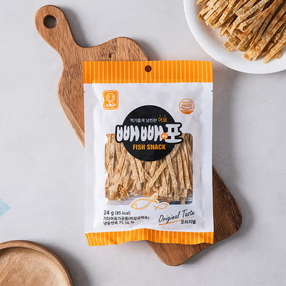 Peppe Fish Jerky Original 24g-Korean Beer Snack
