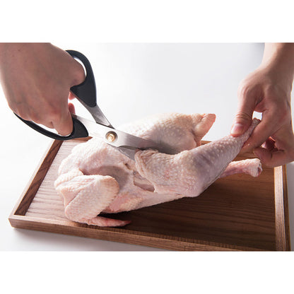 Obok Korean Stainless Steel Meat Scissors - Heavy Duty BBQ Kitchen Shears