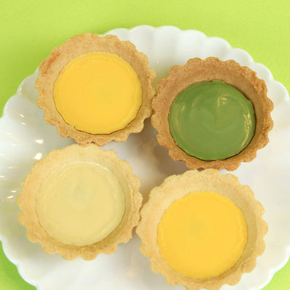 Korean Snack Jeju Tarts Gift Set - Assorted Flavors Tangerine, Hallabong, Green Tea, Udo Peanut