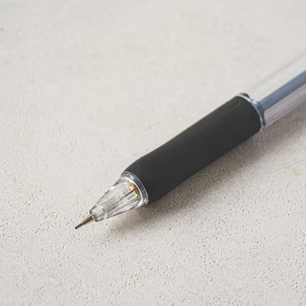 ZEBREA Tapli Clip Mechanical Pencil 0.5mm - Black, Retractable Clip for Smooth Writing, Drawing
