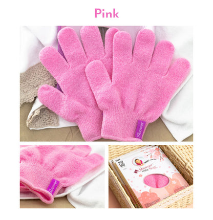 Gentle Korean Viscose Exfoliating Gloves 3pack